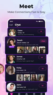 Hiya Chat android App screenshot 2